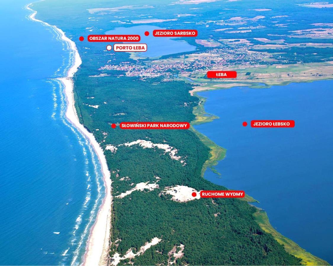 Apartament Orlando W Porto Leba 350M Od Morza Exteriör bild